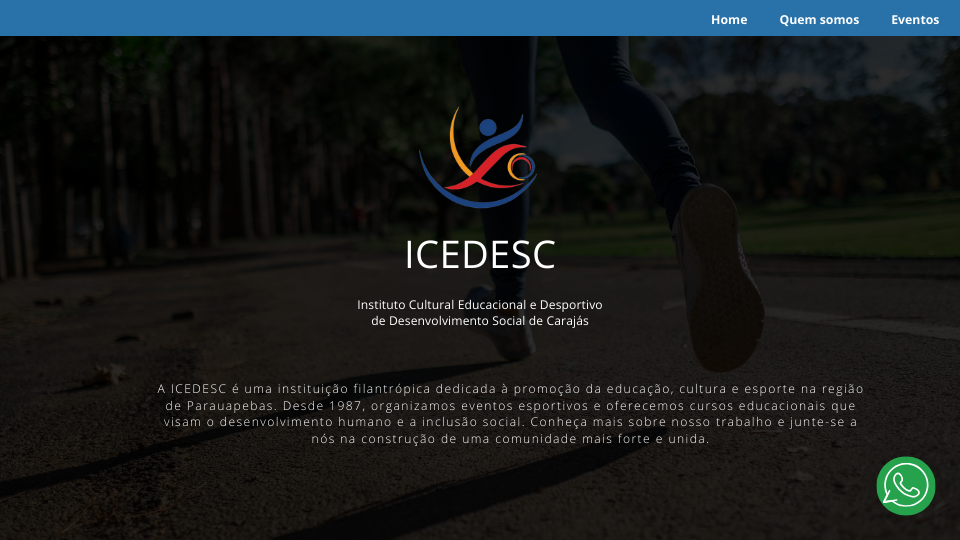 Site sustentável desenvolvido pela web aplicações
